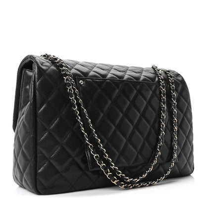 Chanel Caviar Quilted XXL Travel Flap Bag Black 3 of 10