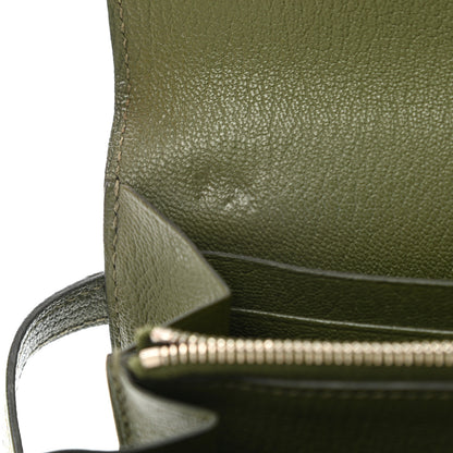 Hermes Chevre Mysore Kelly Longue Wallet Canopee 8 of 8