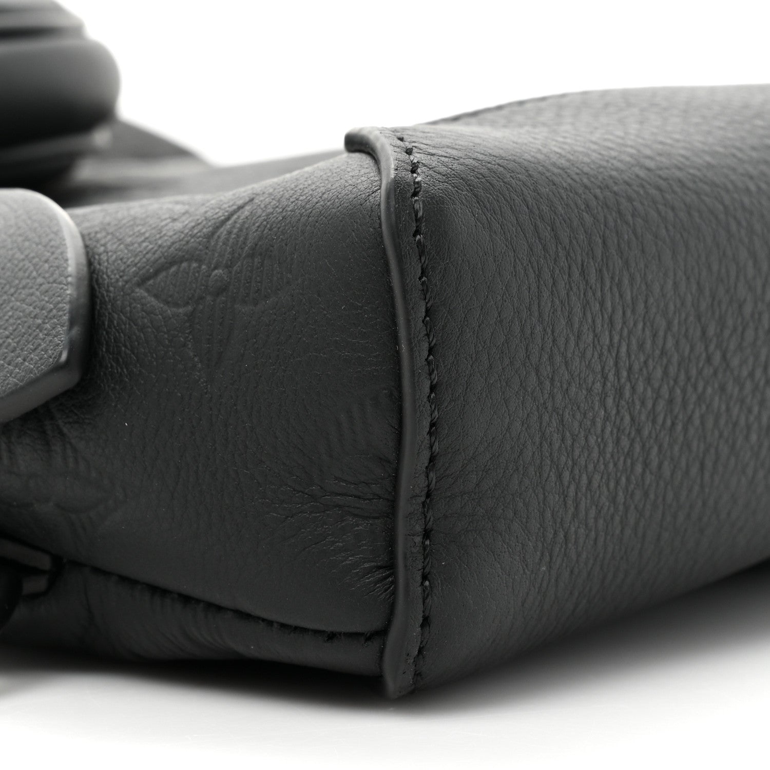 Louis Vuitton Calfskin Shadow Monogram Duo Slingbag Black 9 of 9