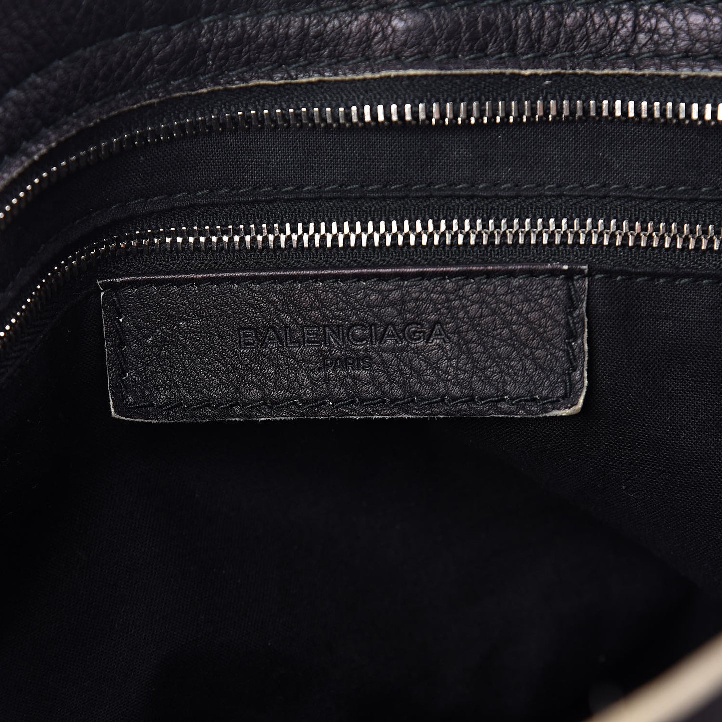 Supple Grained Calfskin Classic Silver Hardware Highlight City Black