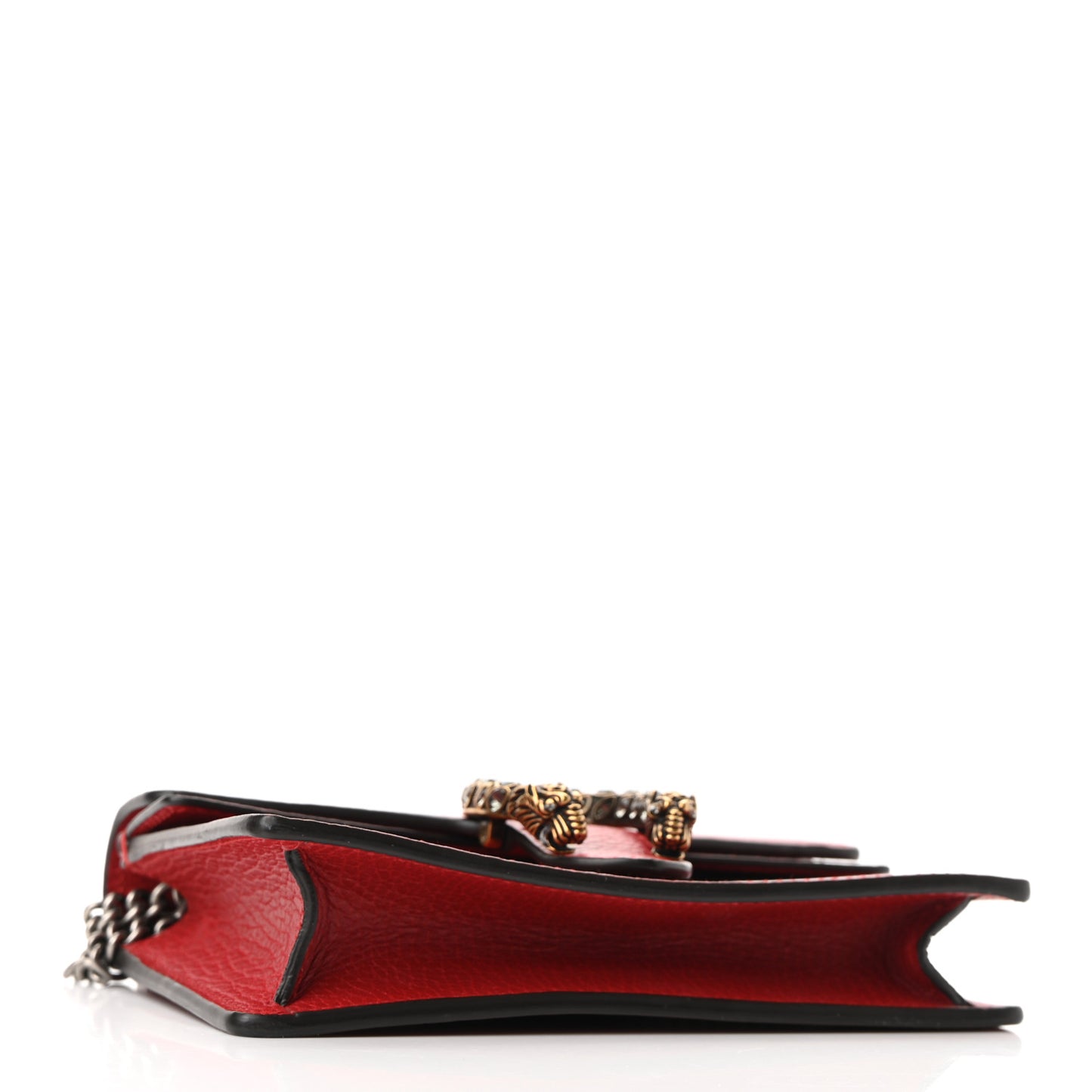 Calfskin Super Mini Dionysus Shoulder Bag Hibiscus Red
