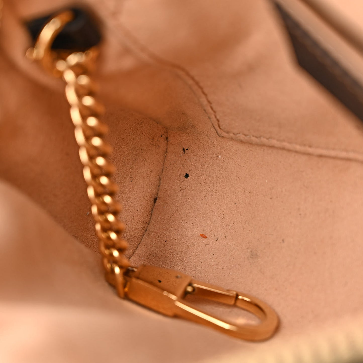 Suede Patent Web Mini Ophidia Shoulder Bag Black