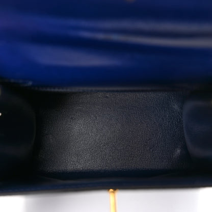 Hermes Box Mini Kelly Sellier 20 Bleu Saphir 5 of 14