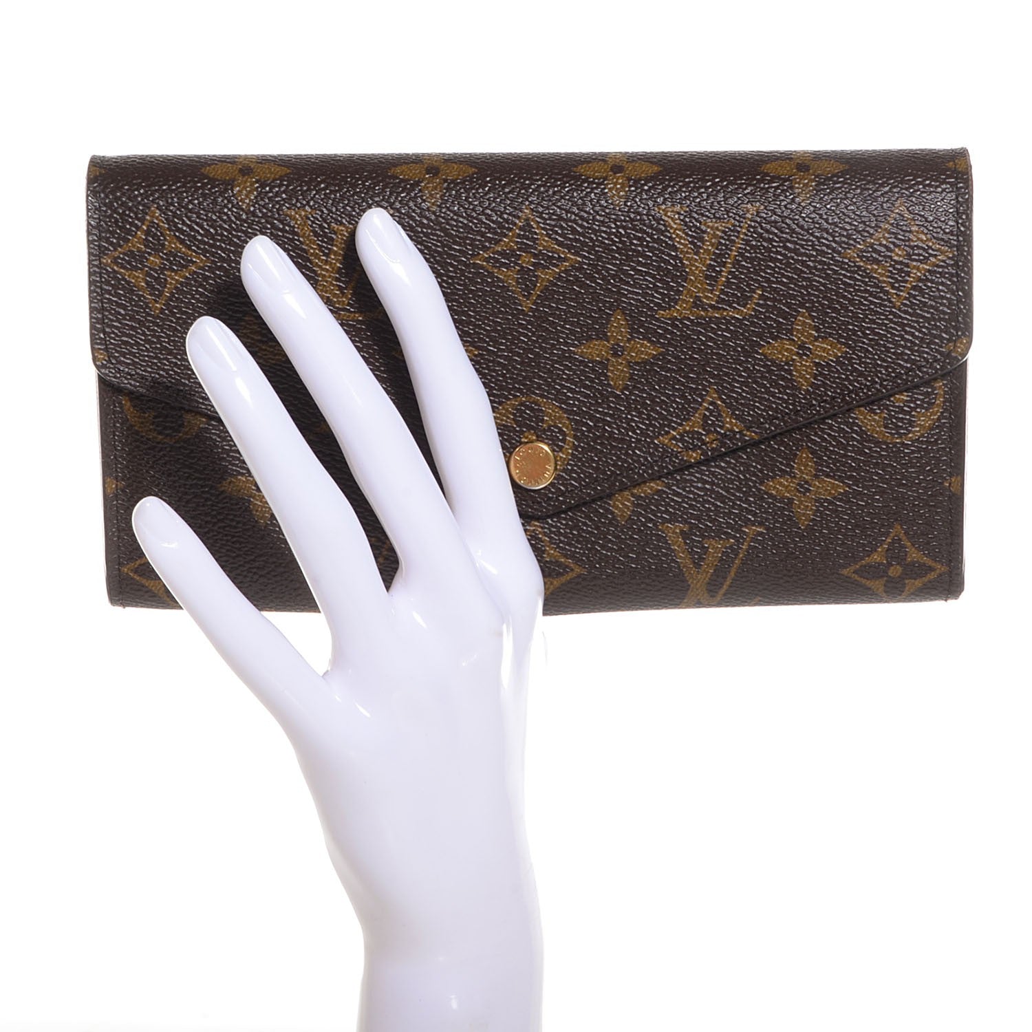Louis Vuitton Monogram Sarah Wallet NM 2 of 7