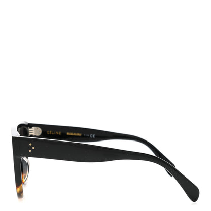 Celine Acetate Aviator Sunglasses CL 40001F Black Havana 3 of 6