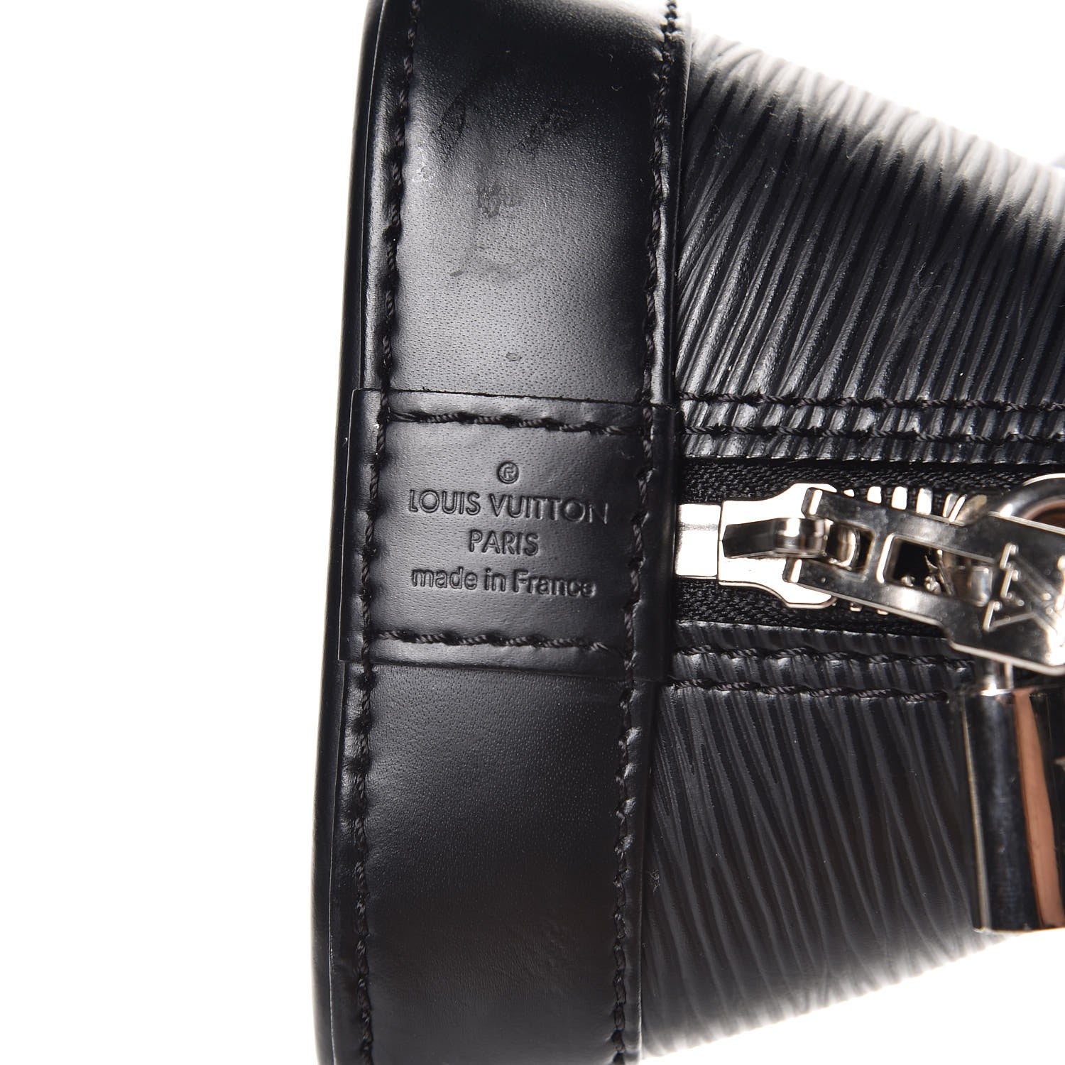 Louis Vuitton Epi Alma BB Black 6 of 12