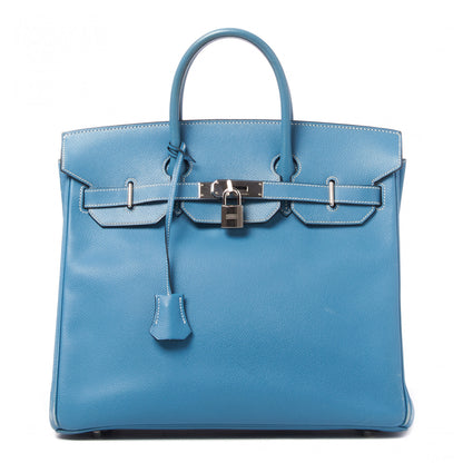 Hermes Epsom HAC Birkin 32 Blue Jean 1 of 39