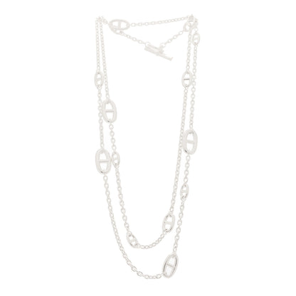 Hermes Sterling Silver Farandole Necklace 120 3 of 5