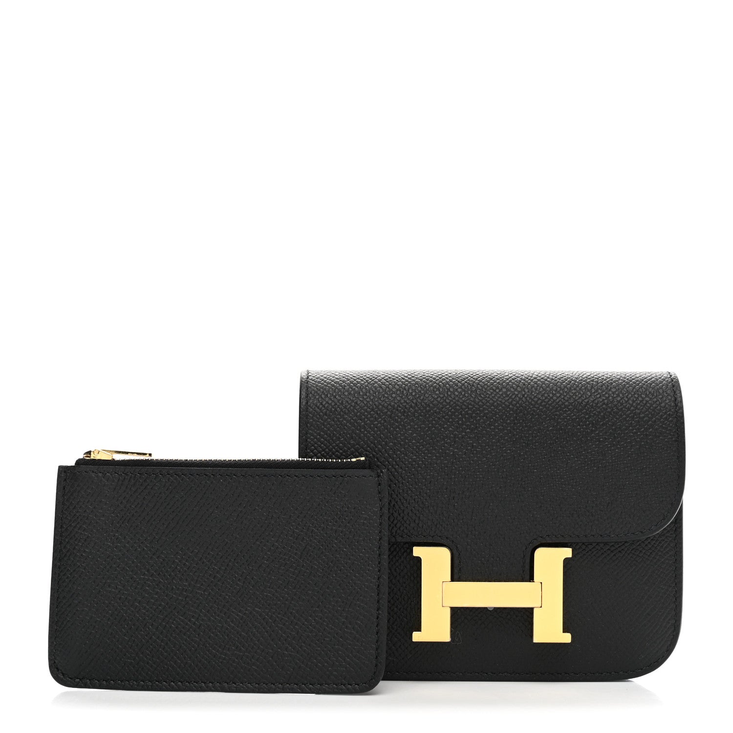 Hermes Epsom Constance Slim Wallet Black 1 of 8