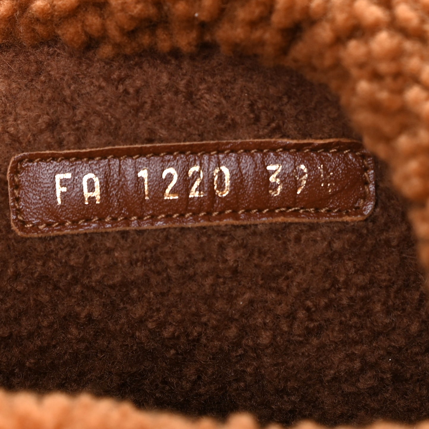 Suede Calfskin Shearling Snowdrop Flat Ankle Boot 39.5 Cognac