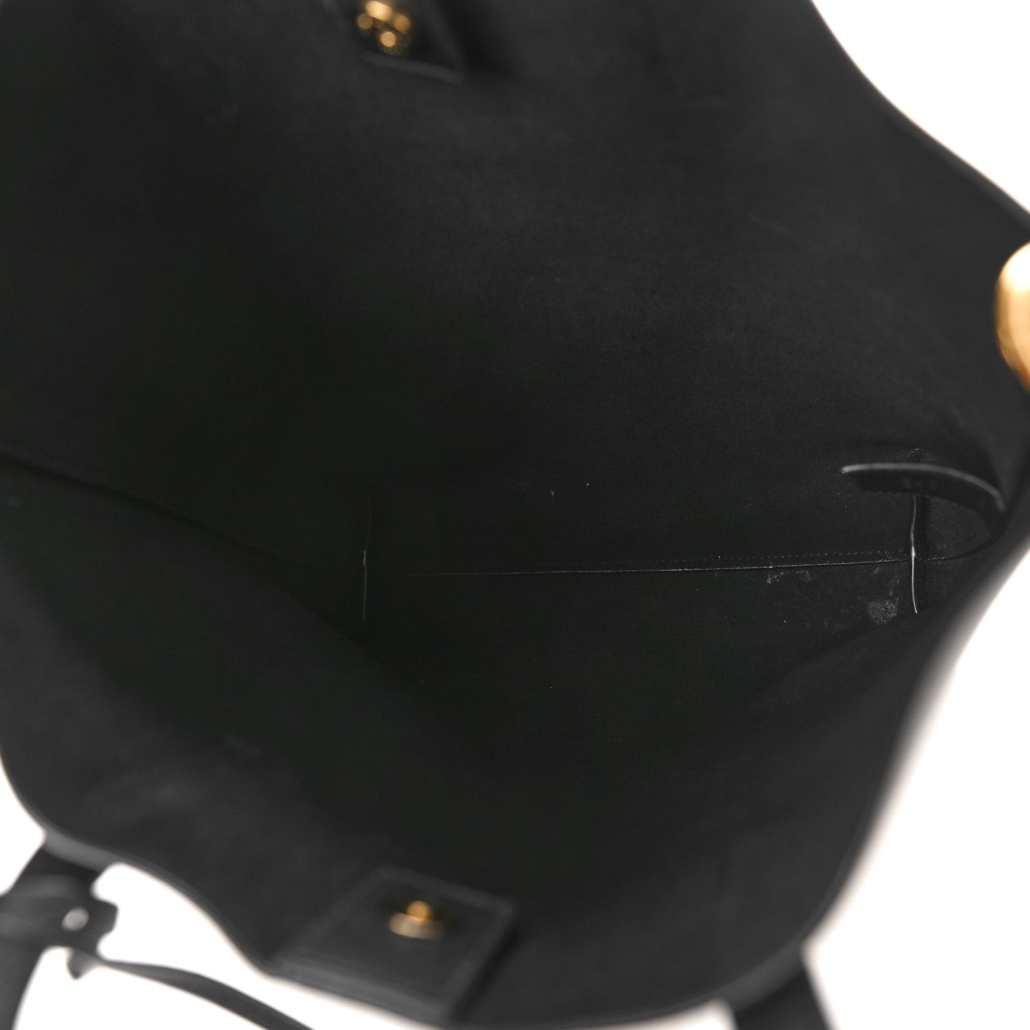 Saint Laurent Calfskin Toy Shopping Tote Black 4 of 10