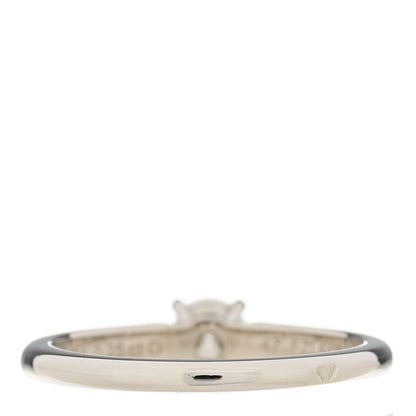 Cartier Platinum Diamond .25ct Solitaire Engagement Ring 47 4 3 of 6
