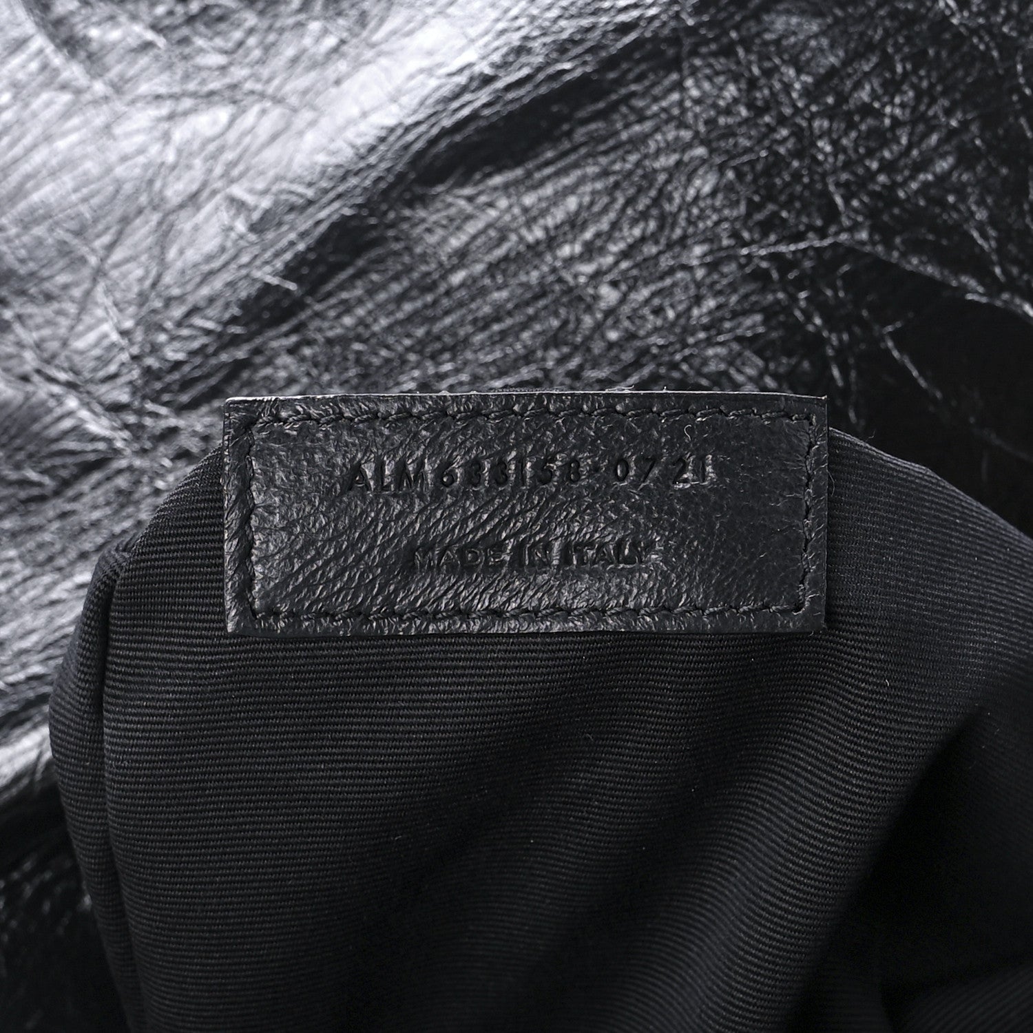 Saint Laurent Crinkled Calfskin Matelasse Monogram Medium Niki Chain Satchel Black 8 of 13
