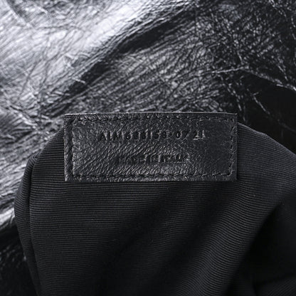 Saint Laurent Crinkled Calfskin Matelasse Monogram Medium Niki Chain Satchel Black 8 of 13