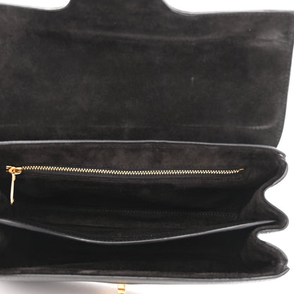 Celine Grained Calfskin Teen Soft 16 Shoulder Bag Black 5 of 10