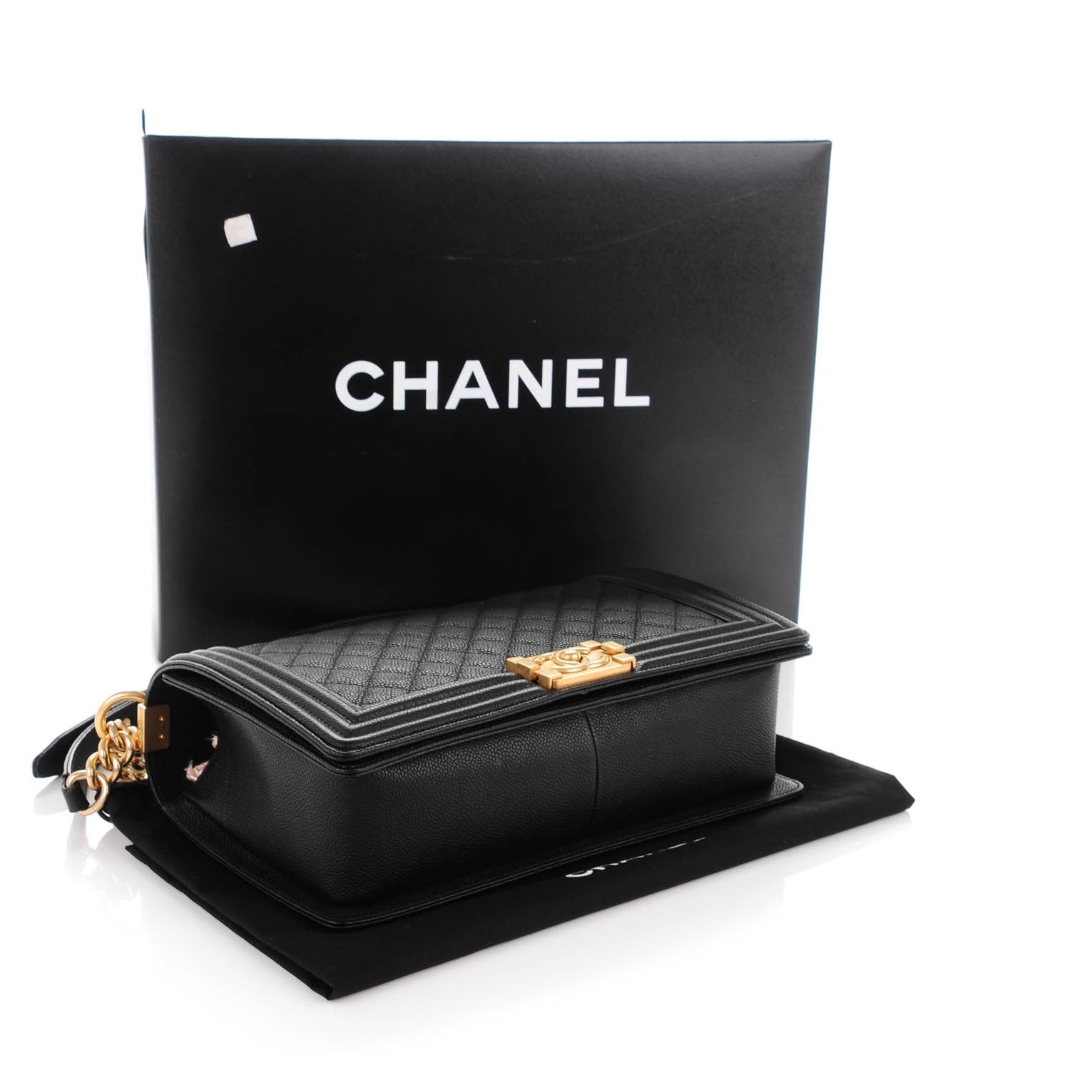 Chanel Caviar Quilted New Medium Boy Flap Black 4 of 7
