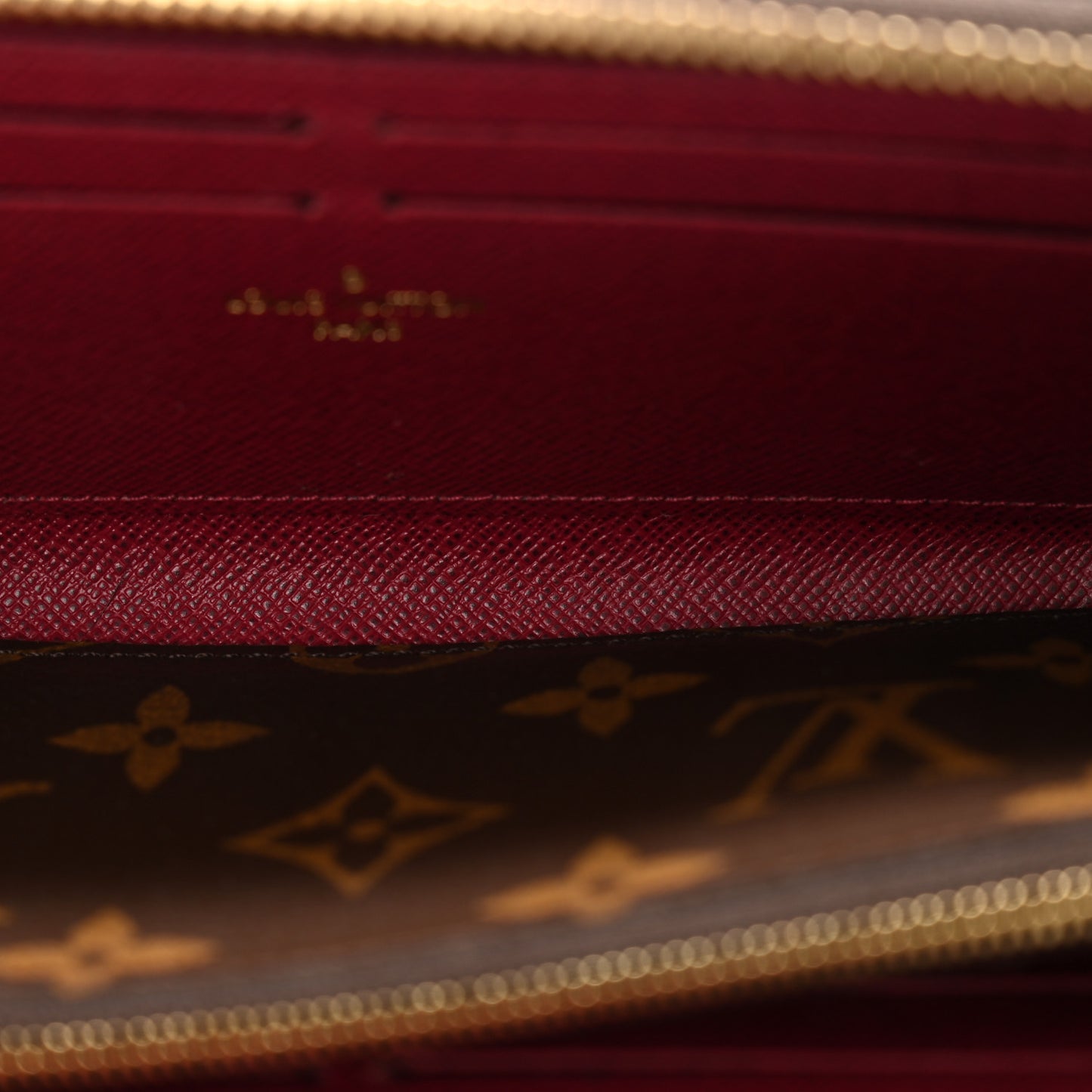 Monogram Clemence Wallet Fuchsia