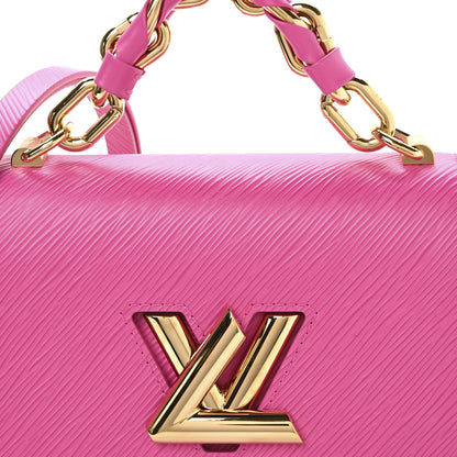 Louis Vuitton Epi Twist Braided Chain Shoulder Bag PM Rose Miami Pink 8 of 10