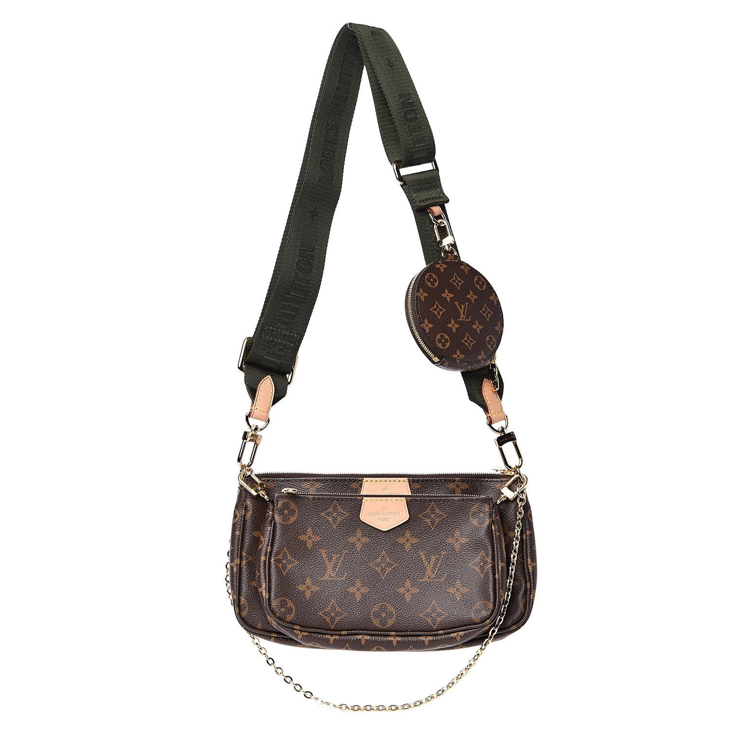 Monogram Multi Pochette Accessories Kaki
