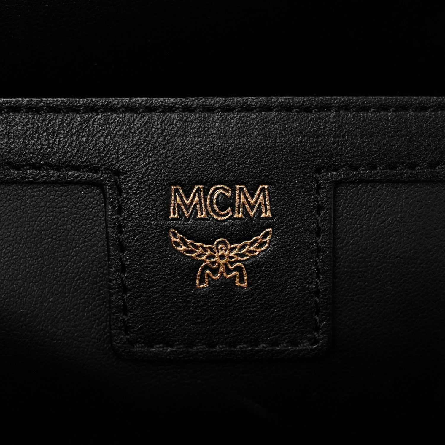 MCM Visetos Studded Small Stark M Backpack Cognac 6 of 10