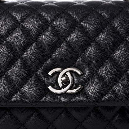Chanel Caviar Quilted Small Coco Handle Flap Black 7 of 7