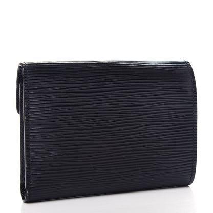 Louis Vuitton Epi Victorine Wallet Black 3 of 8