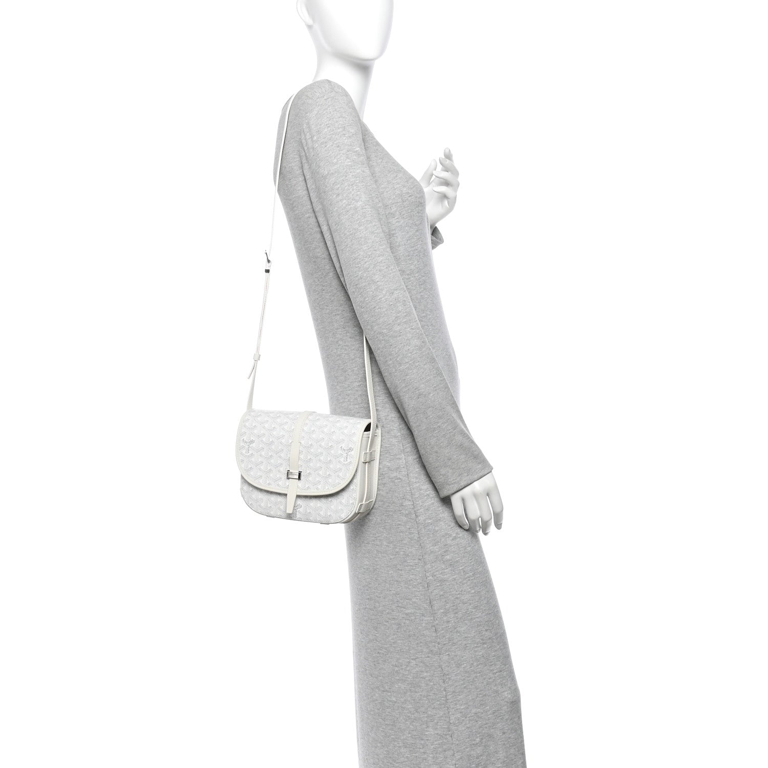 Goyard Goyardine Belvedere II PM Messenger Bag White 2 of 9