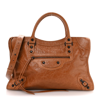 Balenciaga Agneau Arena Classic Hardware Medium Le City Camel 1 of 10