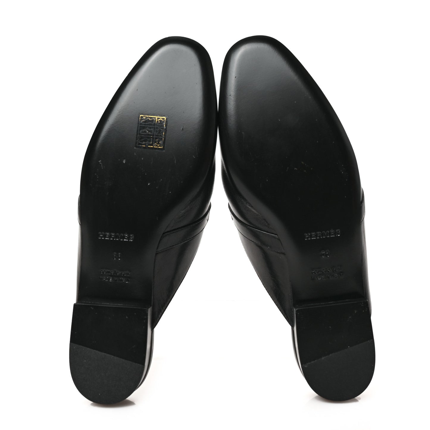 Goatskin Oz Mules 38 Black