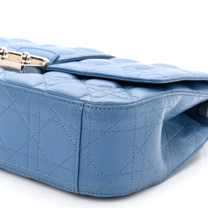 Christian Dior Lambskin Cannage Medium Miss Dior Flap Blue 9 of 11