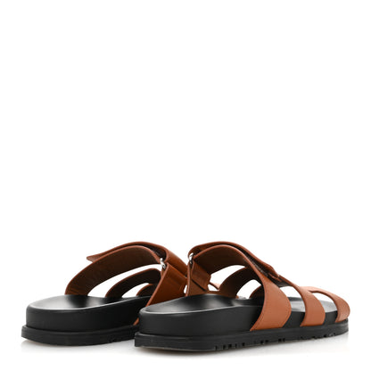 Hermes Epsom Womens Chypre Sandals 36 Natural 5 of 11