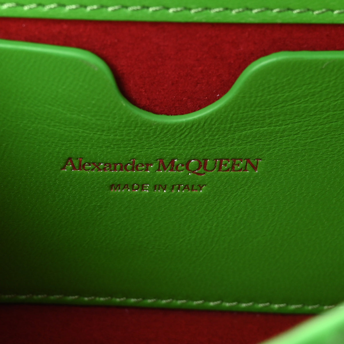 Lambskin Pleated Knuckle Shoulder Bag Green