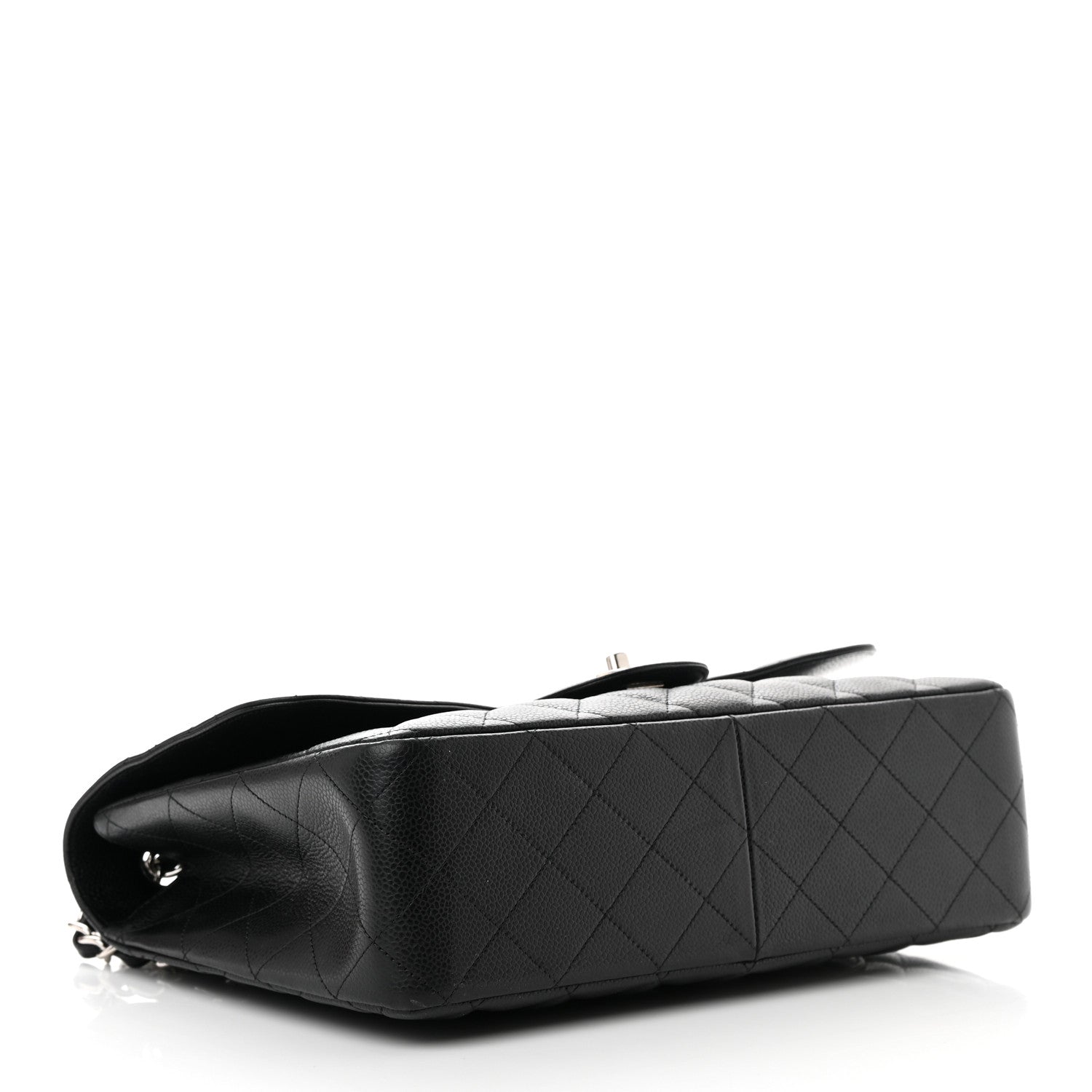 Chanel Caviar Quilted Jumbo Single Flap Black 4 of 13