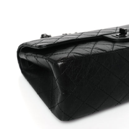 Chanel Aged Calfskin Quilted 2.55 Reissue 226 Flap So Black 7 of 8