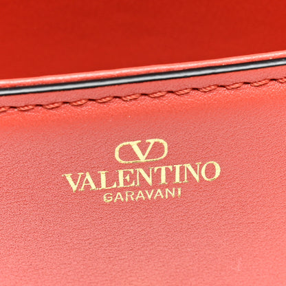 Valentino Garavani Calfskin Vlogo Small Loco Shoulder Bag Amber 6 of 9