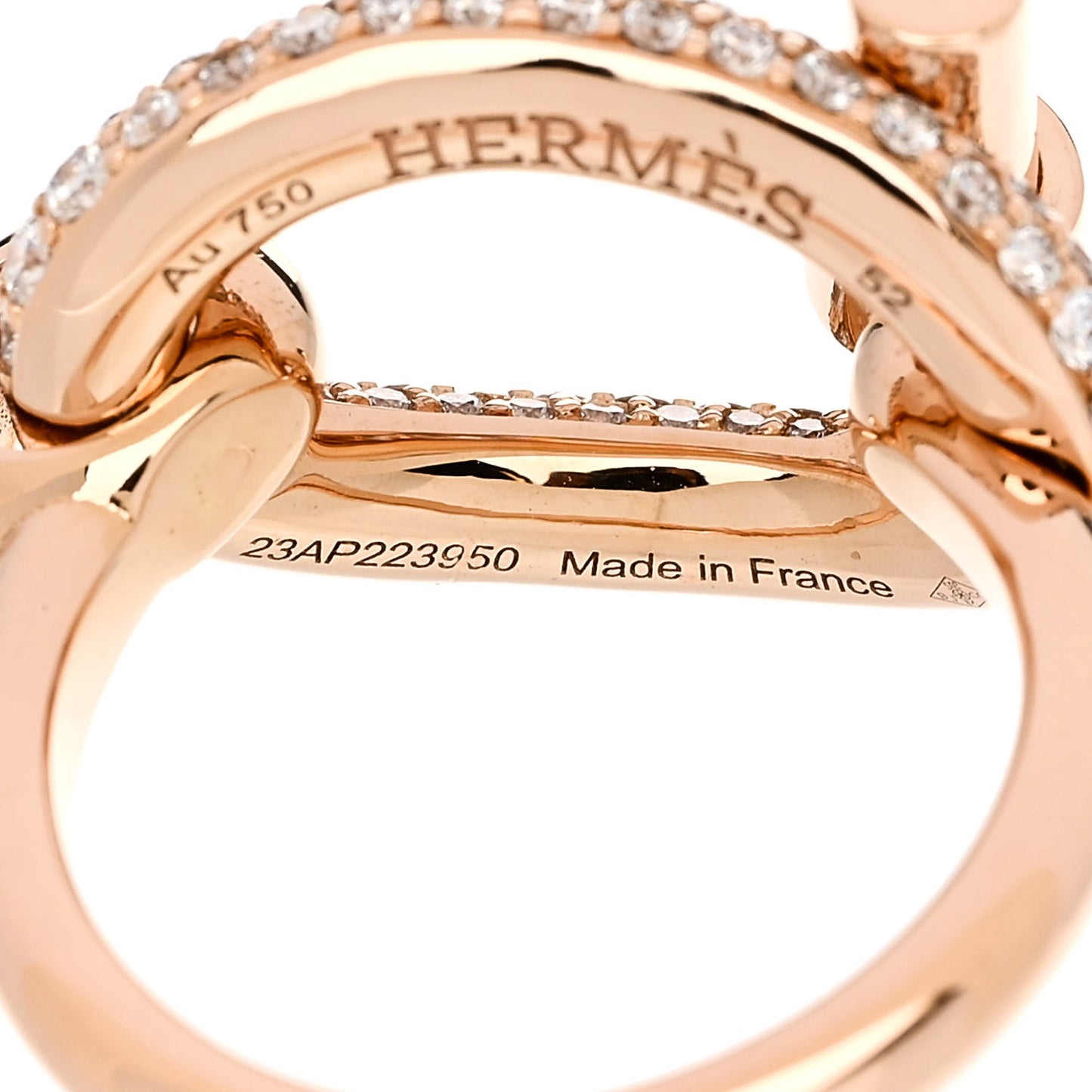 18K Rose Gold Diamond Adage Ring 52 6