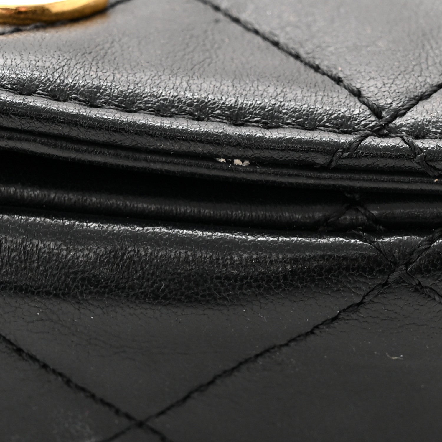 Chanel Lambskin Quilted Enamel CC Waist Bag With Pouch Black 15 of 16