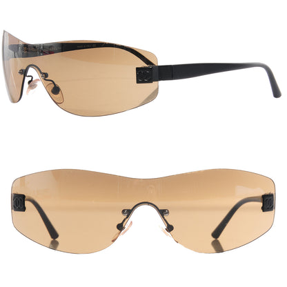 Chanel Frameless CC Sunglasses 4019 Bronze 1 of 6