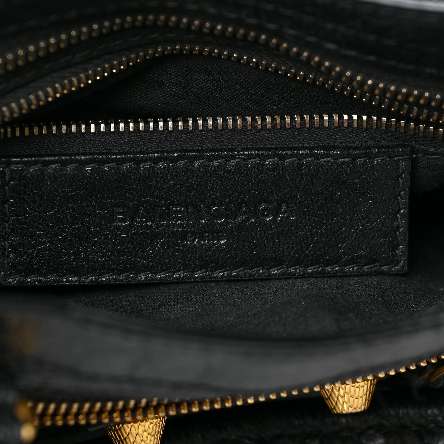 Balenciaga Agneau Giant 12 Gold Hardware Mini City Black 6 of 10