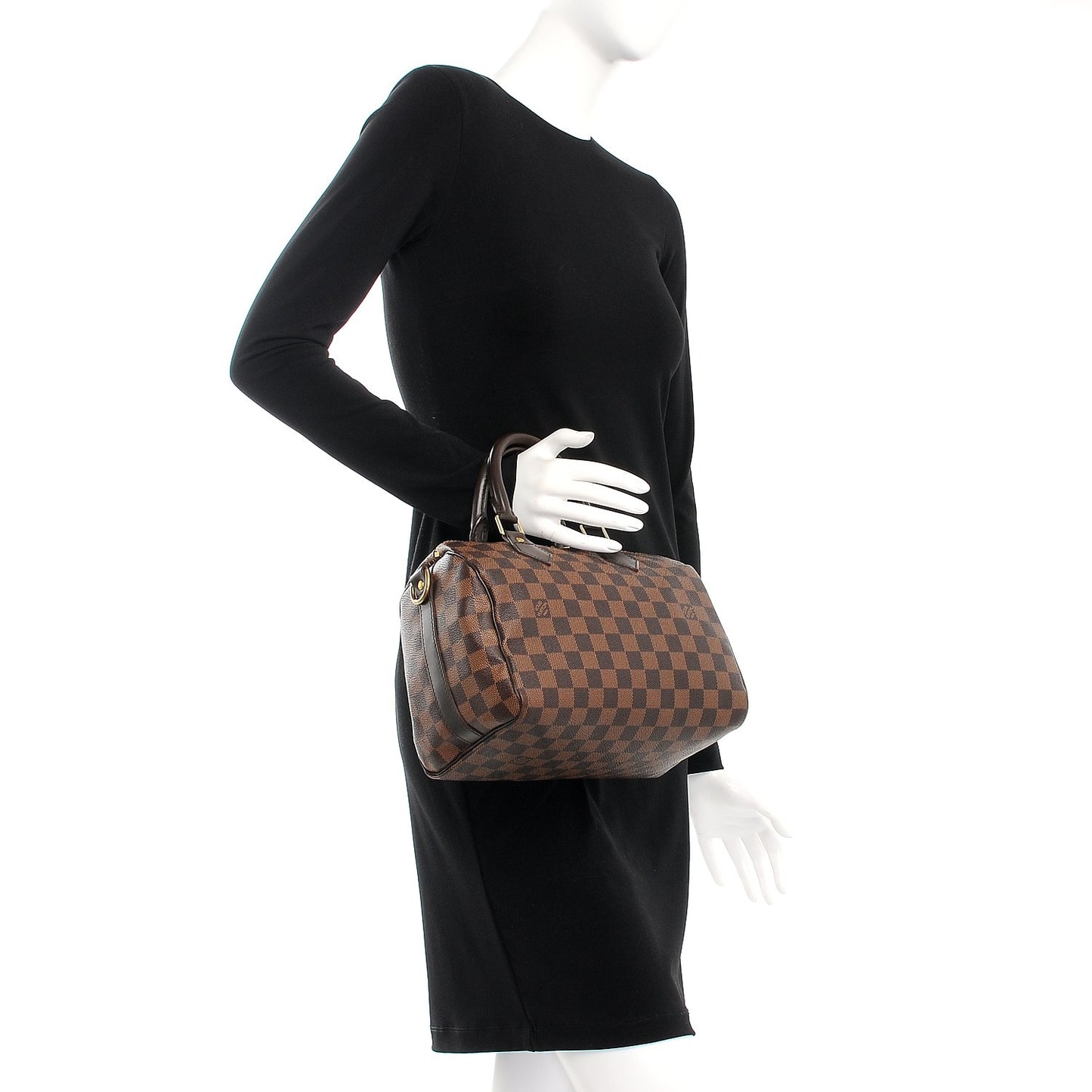 Damier Ebene Speedy Bandouliere 25