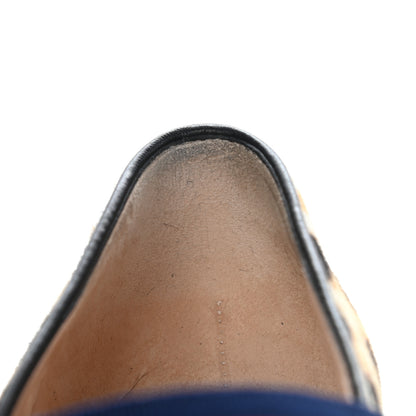 Gucci Calf Hair Leopard Print Sylvie High Heel Slingback Pumps 36.5 Naturale Black 11 of 12