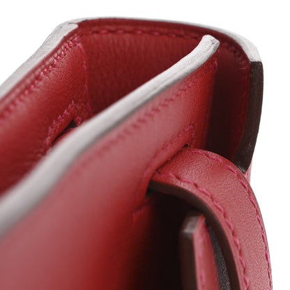 Hermes Swift Kelly Cut Clutch Pochette Vermillion 12 of 14