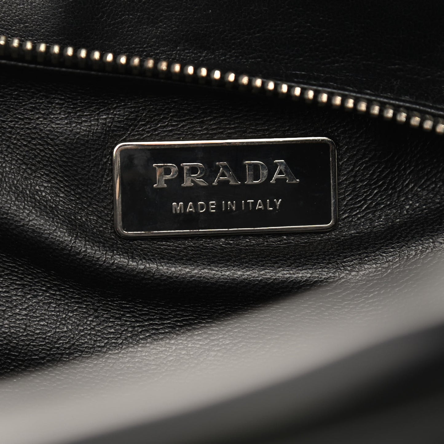 Spazzolato Large Zip Around Briefcase Black