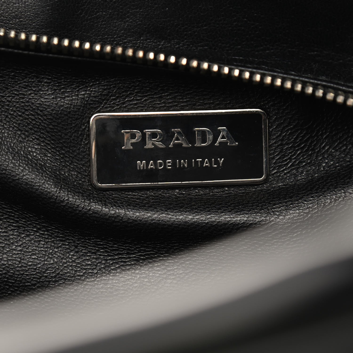 Prada Spazzolato Large Zip Around Briefcase Black 8 of 10