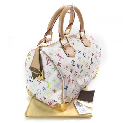 Louis Vuitton Monogram Multicolor Speedy 30 White 3 of 9