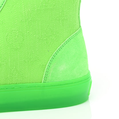 Louis Vuitton Canvas Monogram Mens Tattoo Sneaker Boots 8 Vert 9 of 9