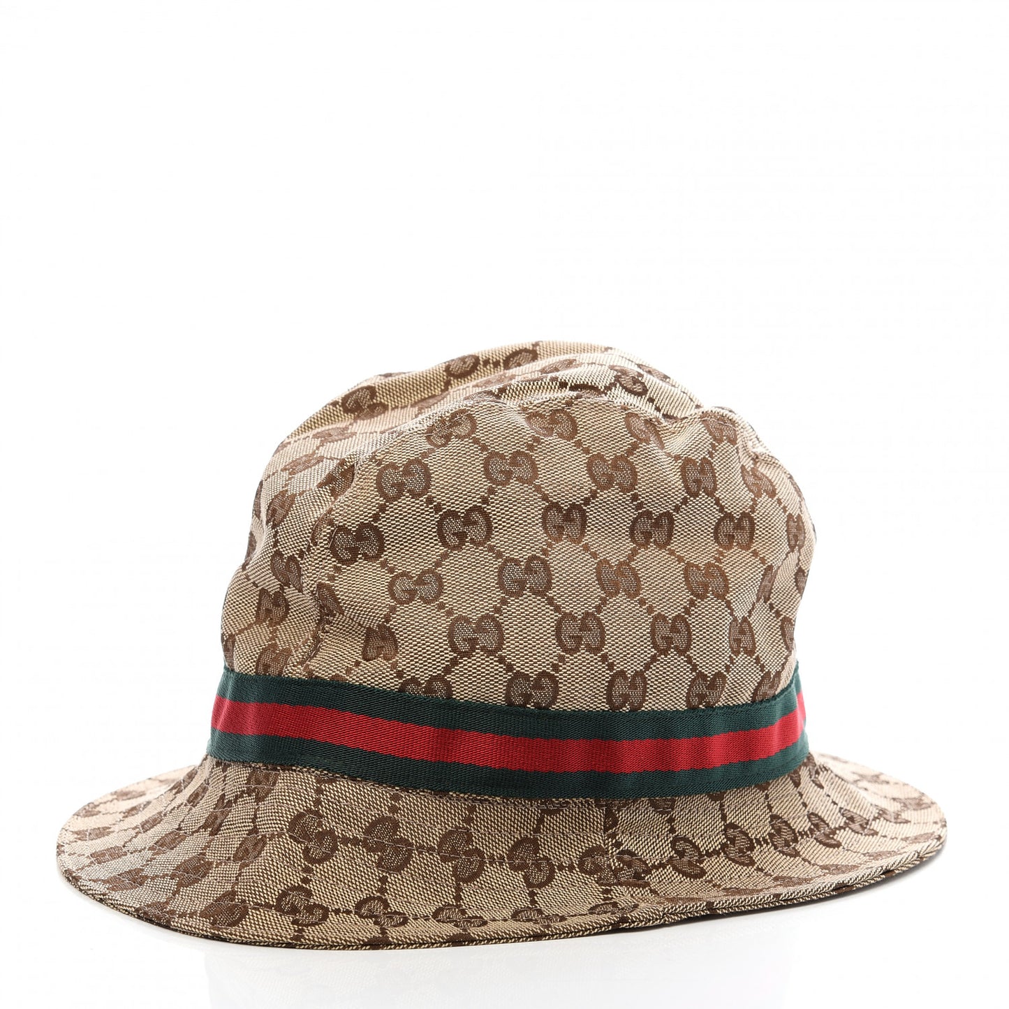 Monogram Web Bucket Hat XL Brown