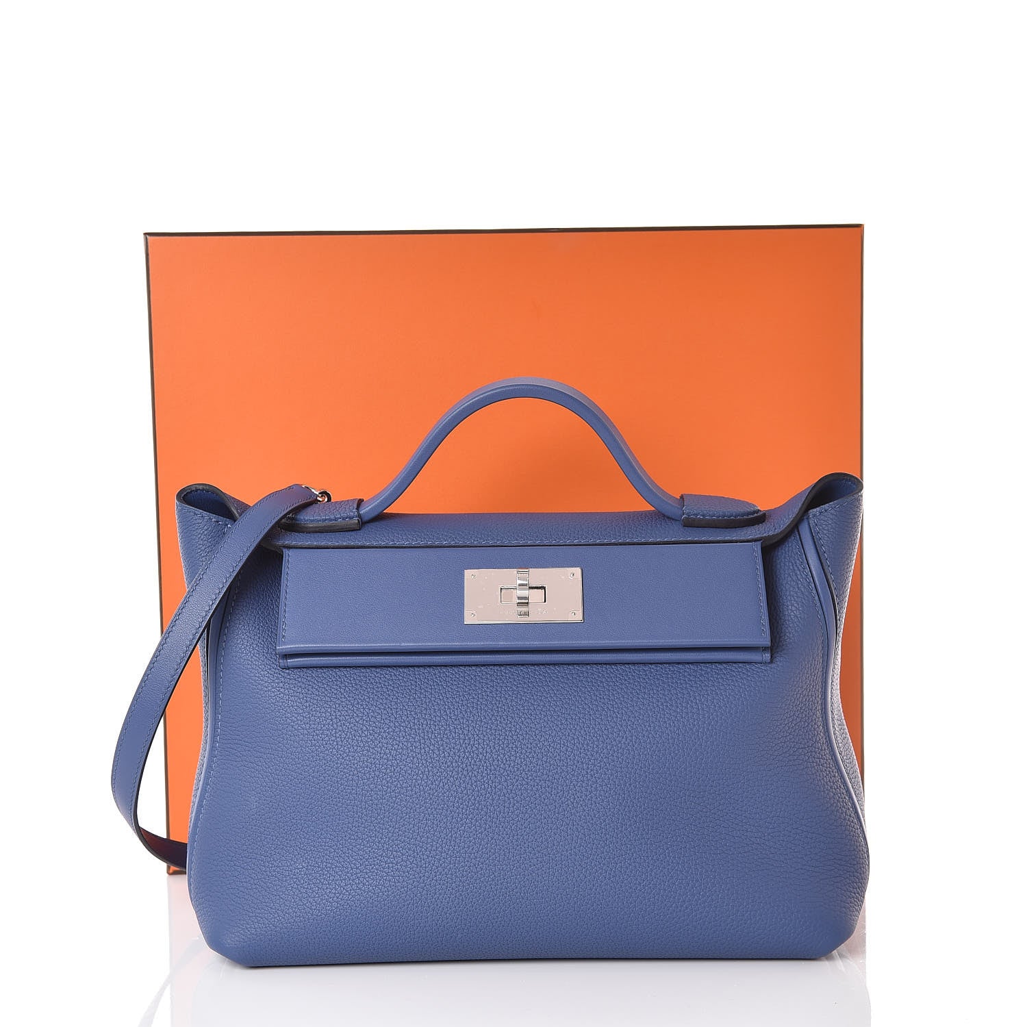 Hermes Togo Swift 24/24 29 Bleu Brighton 8 of 8