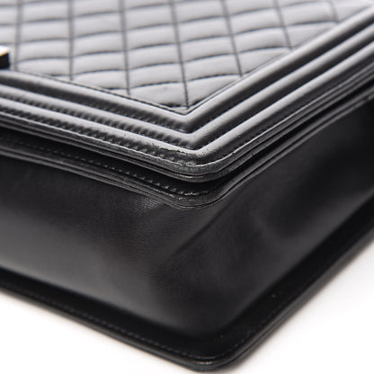 Chanel Lambskin Quilted New Medium Boy Flap Black 12 of 16