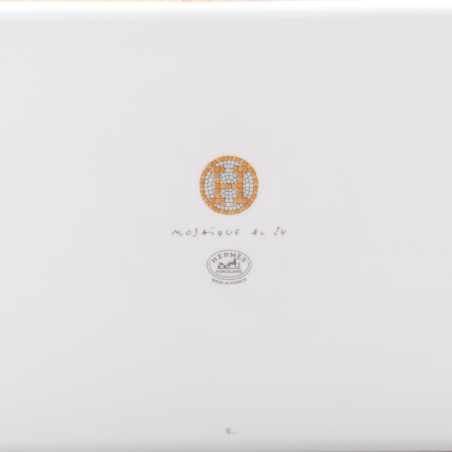 Hermes Porcelain Mosaique au 24 Sushi Plate 3 of 6